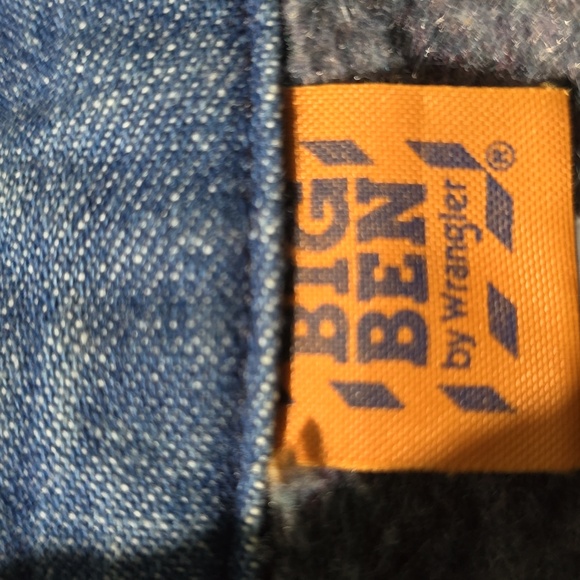Vintage Wrangler Big Ben Chore Coat Blanket Lined Denim Size Small - Picture 4 of 10